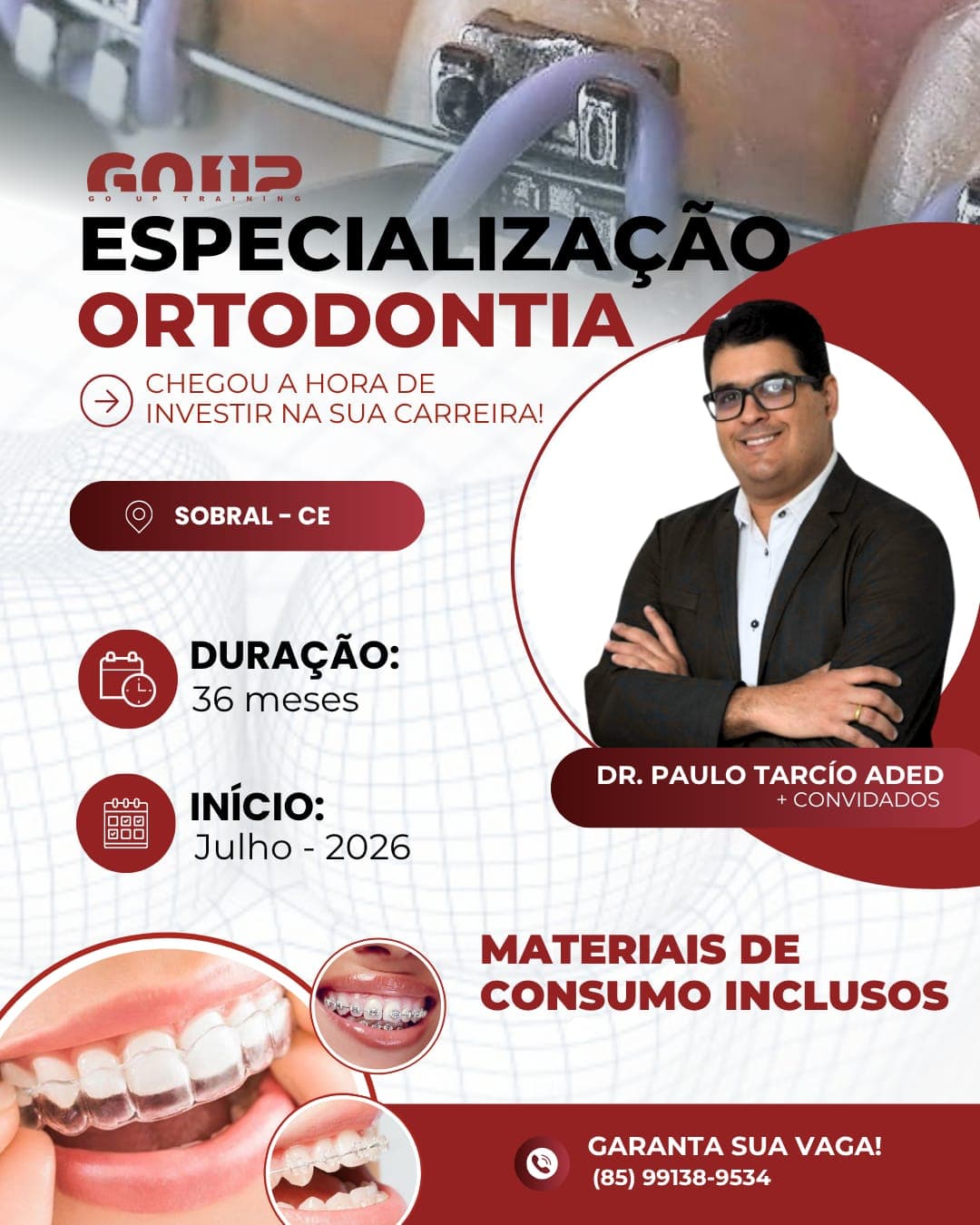 Especialização em Ortodontia — GoUp Training, Sobral-CE