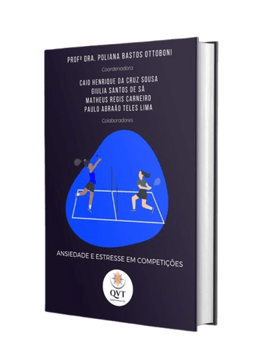Capa do livro Ansiedade e estresse em competições
